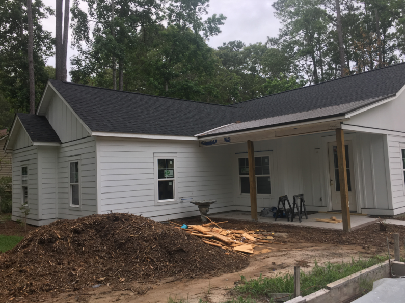New custom home under construction by RBM Builders
